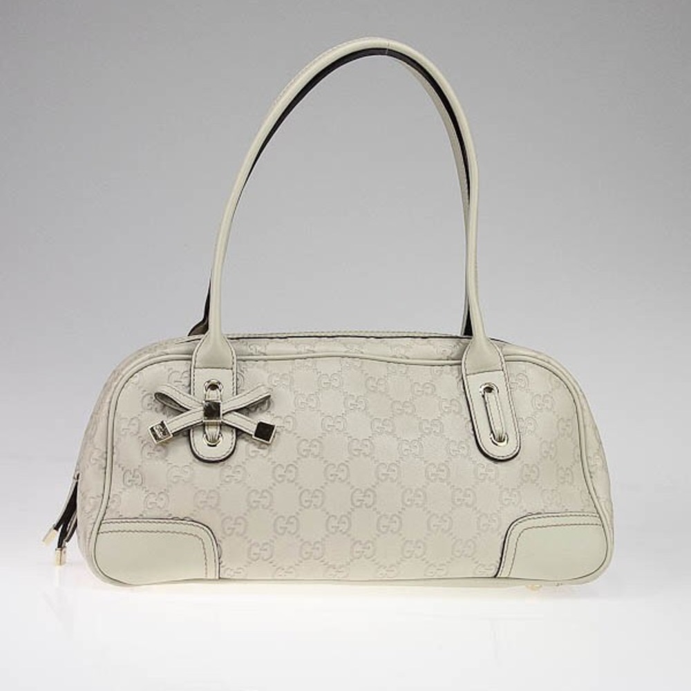 Gucci Guccissima Princy Boston leather satchel bag